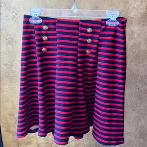 Striped skirt
